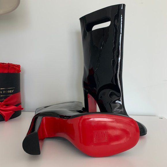 Christian Louboutin Bag Bootie 100 37/7 - Picture 5 of 8